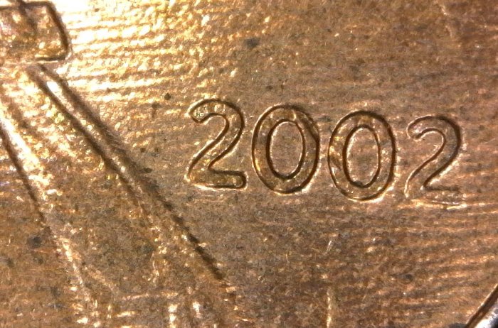 2002-P-Lincoln-Memorial-Cent-With-Nice-Column-Bar-DDR!-To-The-Right